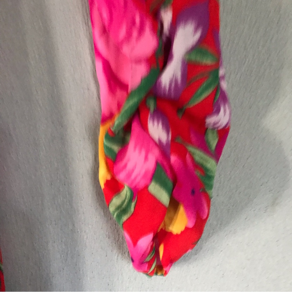 Rixo For Target Floral Open Back Cascade Ruffle Dress - Picture 13 of 14